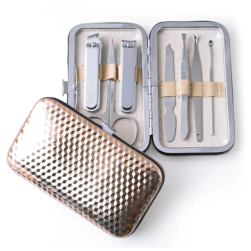 MISS YOU 7 Pcs/set Nail Clippers KIT Manicure Grooming KIT Manicure Pedicure Set