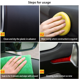 Sybon S2201 Restore Lustre Black Plastic Restorer ralentiza el proceso <span class=keywords><strong>de</strong></span> envejecimiento del automóvil Otros Productos <span class=keywords><strong>De</strong></span> Cuidado Automotriz - Product Image 6