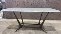 Pieds de table ergonomiques en fer au design simple et moderne, pieds de meubles en fonte, cadre en métal pour table à manger