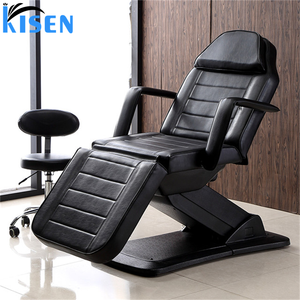 Cama de Belleza Eléctrica de Lujo Kisen, Ajustable con 3 Motores, Mesa Facial, Silla de Tratamiento Profesional para Salón, Cama de Masaje para Spa - Product Image 1