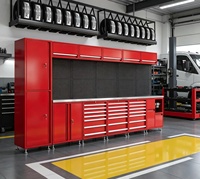 Gabinete de Herramientas Modular Personalizado de Alta Resistencia, Moderno y Combinado, con 12 Cajones, Construcción de Acero Laminado en Frío, Capacidad de Carga de 1000 kg