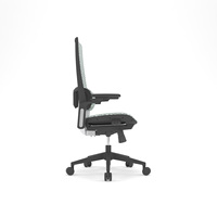 Chaise ergonomique à dossier haut en maille pour mobilier commercial avec support lombaire à prix de gros