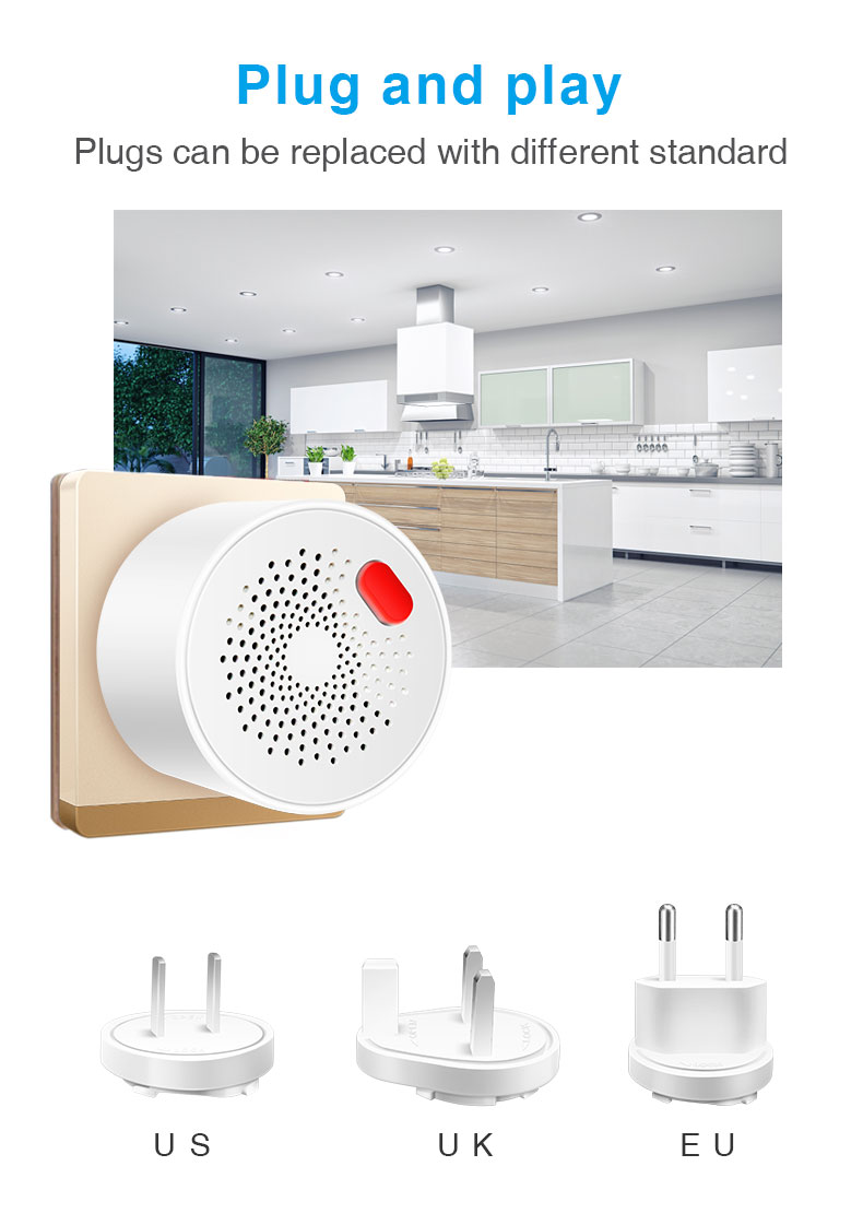 Plug and play Plugs can be replaced with different standard