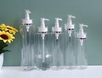 Flacon Pompe Airless Transparent Blanc en Plastique pour Vente en Gros Usine 100/150/300ml – Après-shampoing, Lait Corporel, Shampoing, Soins de la Peau