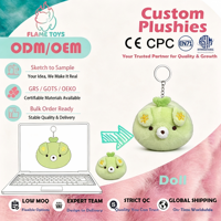Porte-clés en peluche personnalisé brodé de haute qualité, ours figuratif, 10 cm, tissu en peluche super doux, rembourrage en coton PP, cadeau
