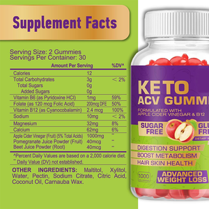 Gummies Avancées pour la Perte de Poids 2024 Sans Sucre et Sans Gluten, Gummies Actifs au Vinaigre de Cidre de Pomme pour la Digestion, le Métabolisme et le Régime Céto - Product Image 5