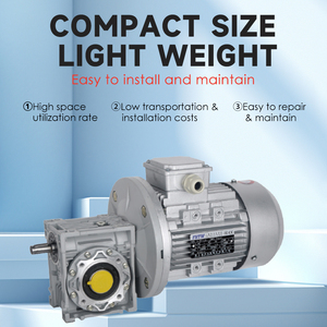 MRV050 <strong>Worm</strong> Gear Reducer Low Noise <strong>Worm</strong> <strong>Gearbox</strong> with Motor Can Work Long Time in Dreadful Conditions - Product Image 4