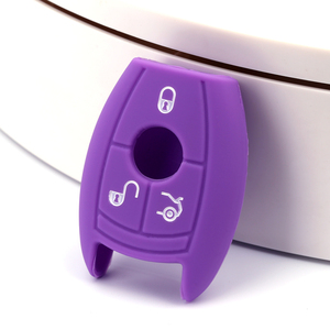 Cubierta <span class=keywords><strong>de</strong></span> llave <span class=keywords><strong>de</strong></span> coche inteligente <span class=keywords><strong>de</strong></span> 3 botones <span class=keywords><strong>de</strong></span> silicona antipolvo con múltiples opciones <span class=keywords><strong>de</strong></span> color superventas - Product Image 3