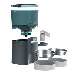 Comedero Automático para Mascotas de Gran Capacidad de 7L, Dispensador de Alimentos para Perros Grandes con Divisor de Dos Vías para Múltiples Mascotas - Product Image 3