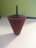 Diamètre 80mm Arbre 3mm 6mm Éponge conique Tampon de polissage Mousse de polissage Tête de mousse Bob