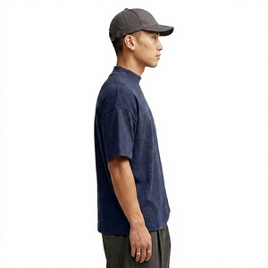 เสื้อยืดสั่งทำแบรนด์ของคุณเอง เสื้อยืดผ้าคอตตอนหนา ทรงปกติ ใส่ได้ทั้งชายและหญิง  รับสกรีนโลโก้ เสื้อยืดโอเวอร์ไซส์ สไตล์สตรีทแวร์ - Product Image 1