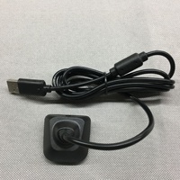 Câble de charge USB en cuivre pur avec matériau PVC et 2 noyaux en ferrite pour manette de jeu 360 modèle YT-062
