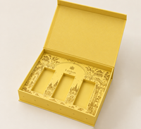 Boîte d'emballage personnalisée pour lotion cosmétique, boîte en papier de qualité supérieure avec 3 inserts pour parfum et huile essentielle, impression de logo