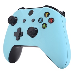 Coque avant EXtremeRate Heaven Blue, coque arrière Soft Grip pour manette Xbox One X S - Product Image 4