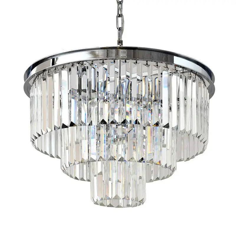 Simple American Creative Modern Decorative Crystal Chandelier LED Pendant Light