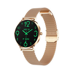 Reloj Inteligente T8 Mini Ultrafino de Acero Inoxidable para Mujer, Pantalla AMOLED, Resistente al Agua IP67, 5-10 Días de Duración de la Batería, Llamadas por Bluetooth, Funciones de Salud - Product Image 1