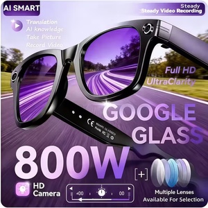 Lentes Inteligentes con IA W610, Cámara, Micrófono, Video, Bluetooth, Traducción por IA, Grabación, 4GB <span class=keywords><strong>de</strong></span> Memoria, Resistentes al Agua, para Hombre - Product Image 1