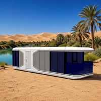 20 maisons modulaires préfabriquées de 40 pieds, bureaux conteneurs, maisons portables, pods, maisons capsules mobiles