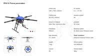 Meilleure Vente : Châssis de Drone Tricoptère X500 avec Composants Moteur Haute Performance pour Usage Agricole en Matériau Composite