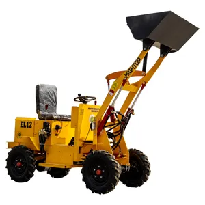 Termurah Cina Terkecil Diartikulasi Front End Loader Ekskavator Mini Loader Elektrik/Diesel Wheel Loader untuk Harga Dijual