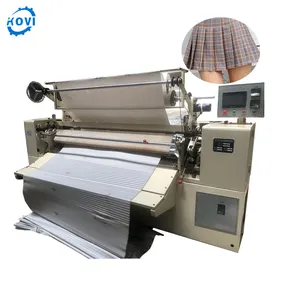 functional dress skirt cloth fabric pleating machine curtain textile pleated making machine