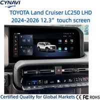 Écran radio 2DIN de 12,1 pouces pour TOYOTA Land Cruiser LC250 20246-2026, Android Auto sans fil, CarPlay, écran tactile, BT5.0