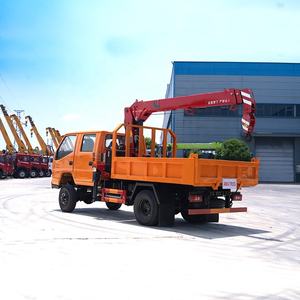 מטען <span class=keywords><strong>jmc</strong></span> משאית רכוב עגור 4 x4 קטן 3 טון שובל משאית מנוף למכירה - Product Image 4