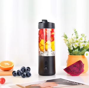 Mini Licuadora Portátil Recargable Eléctrica para Smoothies de Frutas, Vaso Mezclador Autolimpiante con Fuente de Alimentación USB de 4000mAh para Uso en Exteriores y Autocaravanas - Product Image 1