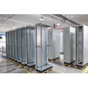 ตู้ไฟฟ้าแบบตั้งพื้น โปรไฟล์เก้าพับ ระดับการป้องกัน IP54 สแตนเลส เหล็กแผ่นรีดเย็นเคลือบสีฝุ่น - Product Image 3