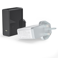Chargeur mural portable rapide HNT 100W PD avec câble Type C de 2 m, adaptateur de chargeur de téléphone portable, prise US/UK/EU pour iPhone, ordinateur portable, Macbook
