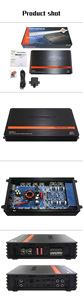 Amplificateur de <span class=keywords><strong>voiture</strong></span> <span class=keywords><strong>5</strong></span> <span class=keywords><strong>canaux</strong></span> de classe D 4X80W RMS à 2 ohms pour caisson de basses, fourni par l'usine - Product Image 4