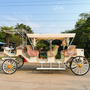 Chariot de réception de mariage, chariot électrique personnalisé pour la visite des sites, avec décoration intérieure sur mesure - Product Image 5