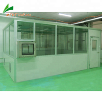 Cabines propres de salle blanche de purification modulaire avec l'atelier différent de niveau de propreté