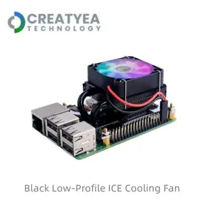 (Creatyea) Ventilateur de refroidissement ICE noir à profil bas pour Raspberry Pi 3B 3B + 4B 114992331