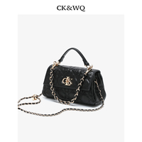 Sac bandoulière tendance pour femme, sac de créateur matelassé losanges classique, sacs à main à poignée supérieure avec chaîne à billes dorée pour le shopping