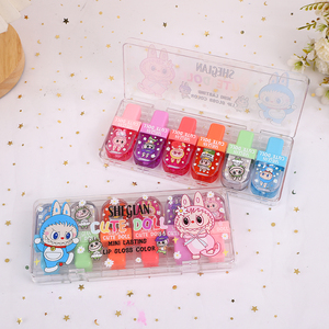 ลิปกลอสเปลี่ยนสีได้6สีสำหรับไอศกรีมลิปกลอสแวววาวกันน้ำ - Product Image 2