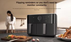 Freidora de Aire <span class=keywords><strong>Xiaomi</strong></span> de Doble Zona, 10L, Cocción Inteligente, Alta Potencia, Recordatorios de Volteo, Nueve Modos Preestablecidos - Product Image 3