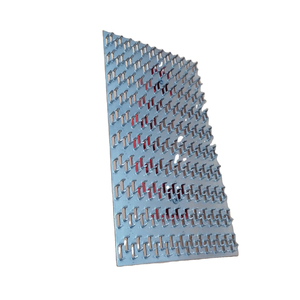 Outil de Construction à <span class=keywords><strong>gratter</strong></span>, flotteur en béton, truelle à pointes en acier, truelle en acier avec poignée en plastique - Product Image 2