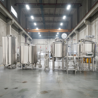 Système de brassage artisanal TONSEN 300L-5000L contrôlé par PLC avec pompe à arbre rotatif pour brasseries commerciales