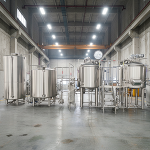 Système de brassage artisanal TONSEN 300L-5000L contrôlé par PLC avec pompe à arbre rotatif pour brasseries commerciales - Product Image 1