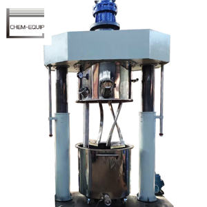 Malaxeur planétaire vertical double avec racloir et chauffage pour composite dentaire 100 120 150 litres - Product Image 5