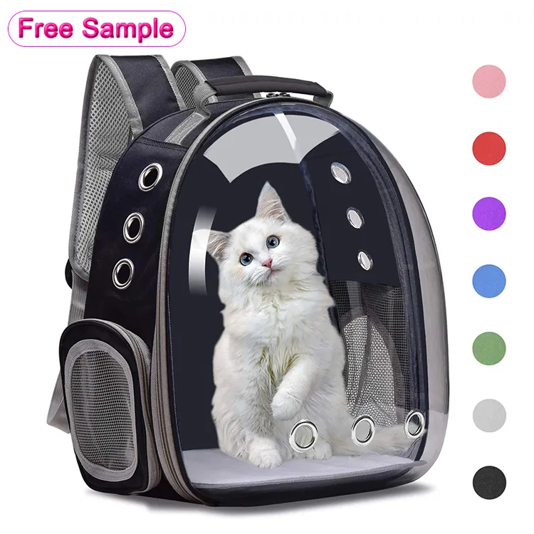 Gran oferta, mochila transpirable de alta calidad para cachorros, perros, gatos, mascotas