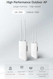Point d'Accès Extérieur Mesh Wi-Fi Sans Fil Double Bande Haute Puissance 1200M Couverture Omni-Directionnelle Étanche Alimentation <span class=keywords><strong>PoE</strong></span> - Product Image 3