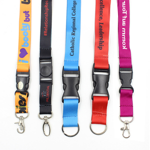 Mới Đến Personalizado Đồng Bằng Có Thể Thu Vào In Logo Nylon <span class=keywords><strong>Polyester</strong></span> Cổ Dây Đeo Thăng Hoa Tùy Chỉnh Dây Buộc Màu Xanh - Product Image 5