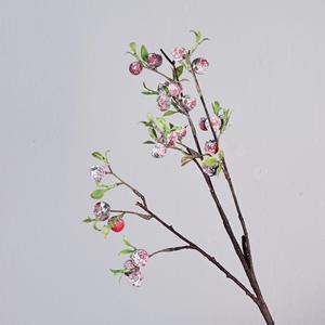 Branches de fruits artificiels Meng Jie, petites décorations de Noël en mousse givrée - Product Image 1