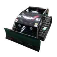 Cortadora de Césped a Gasolina de 800 mm y 4WD de Fácil Operación, con Gran Capacidad de Subida para Terrenos Agrícolas, Caminos, Zonas Verdes, Montañas y Bosques
