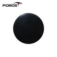 Pucks de hockey sur glace en caoutchouc POROS pour l'entraînement classique, réglementation officielle, 6 oz, diamètre 3 pouces, épaisseur 3 pouces, noir soyeux