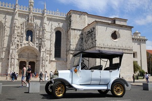 عربة جولف كهربائية طراز تي بتصميم عتيق |   مركبة نقل تجارية لملعب الجولف والمنتجعات معتمدة من EEC بتصميم عتيق - Product Image 3