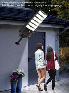 Lampadaire solaire extérieur 600W 800W 1000W, <span class=keywords><strong>batterie</strong></span> haute capacité, tout-en-un, lampadaire solaire LED intégré - Product Image 6