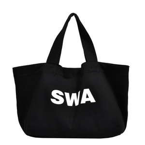 Hot Selling Custom Size Organic Cotton Canvas Tote <b>Bag</b> Fashionable Folding Style with Custom Logo and Color Recycled for <b>Gift</b> - Product Image 4